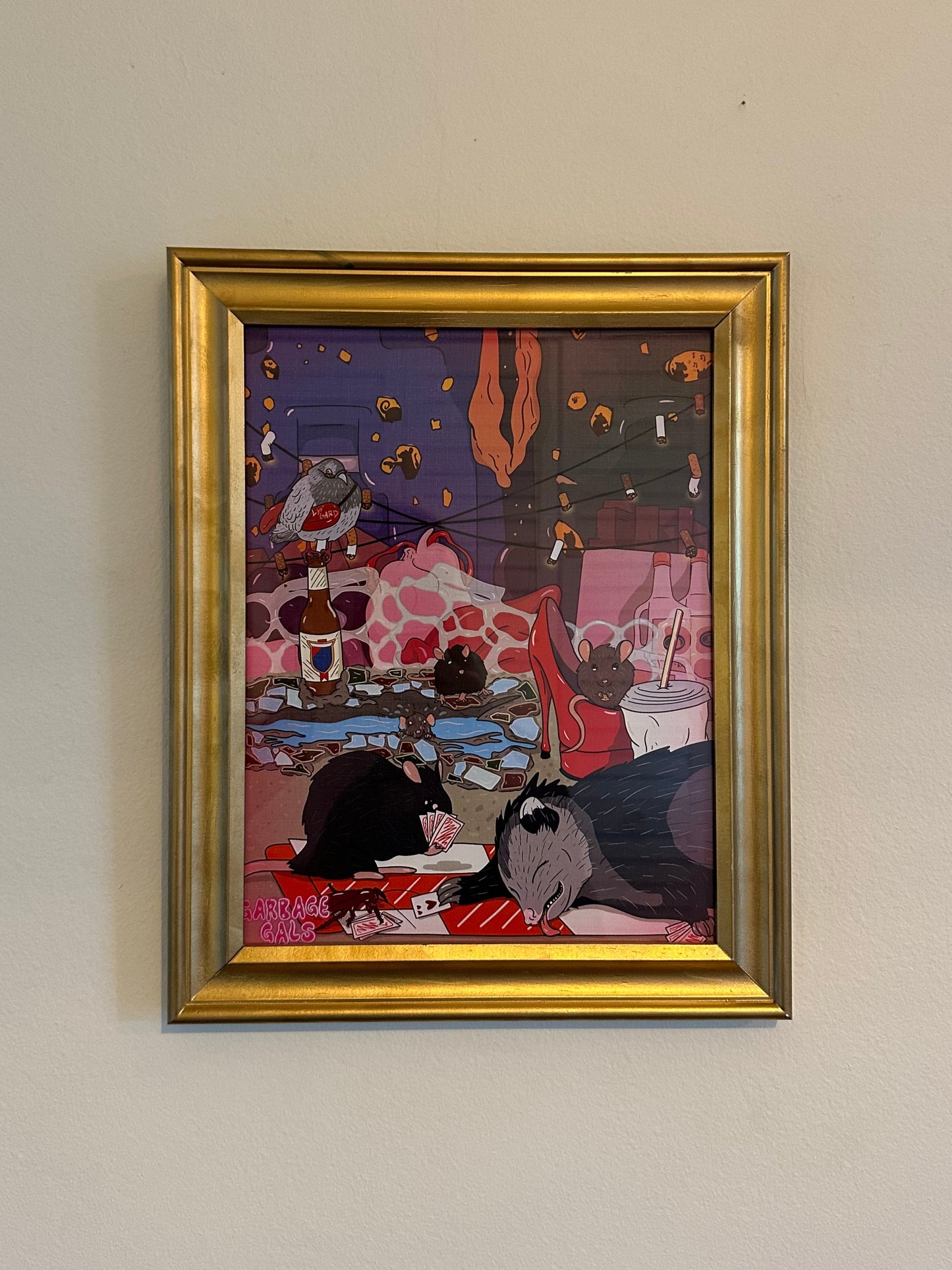 Rat Hole Party Art Print