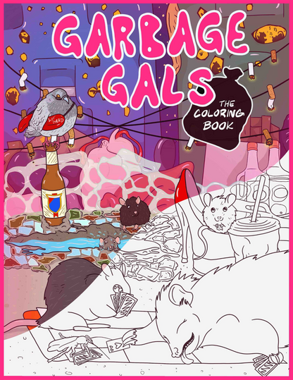 Garbage Gals Official Coloring Book