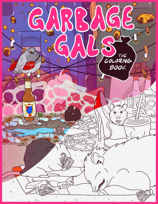 Garbage Gals Official Coloring Book