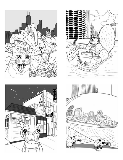 Garbage Gals Official Coloring Book